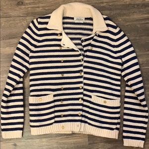 Military inspired classic sweater